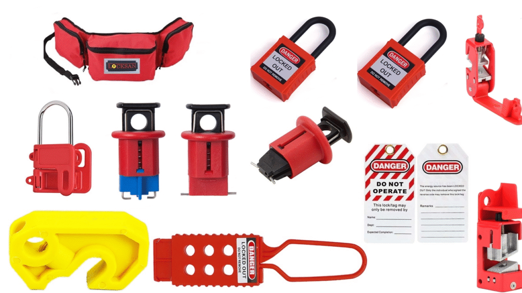 LOTO (Kilitleme Etiketleme) prosedürü için kullanılan